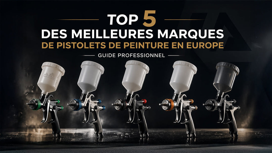 Top 5 des meilleures marques de pistolets de peinture automobile en Europe